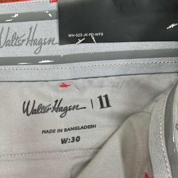 NEW Walter Hagen Men's Perfect 11 Collection Positive Red Flat Front Shorts - Picture 7 of 9